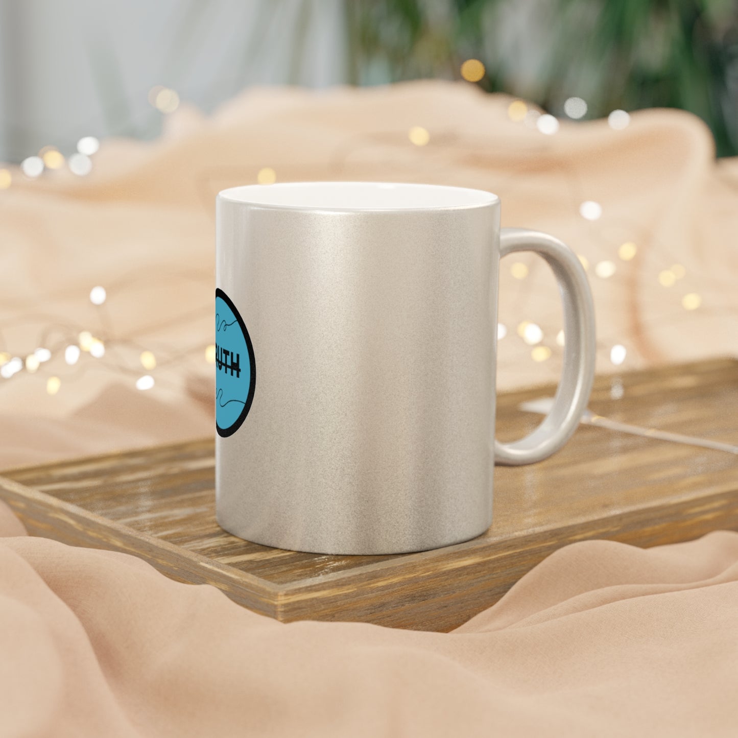 Orange Supercar Metallic Mug — Sports Car Coffee Cup, Gift for Car Enthusiasts